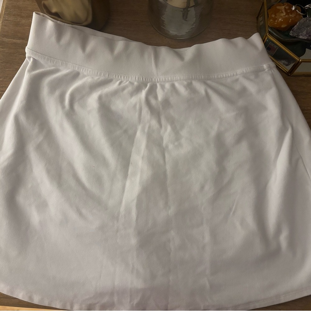ALO Yoga White Skater Skirt